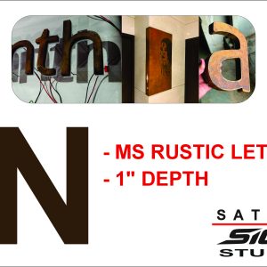 MS Rustic Letter