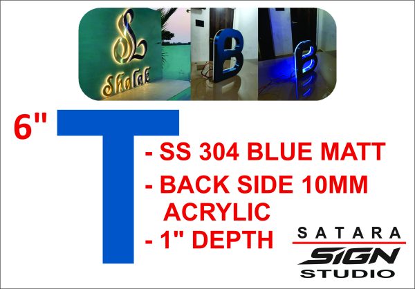 - SS 304 BLUE MATT