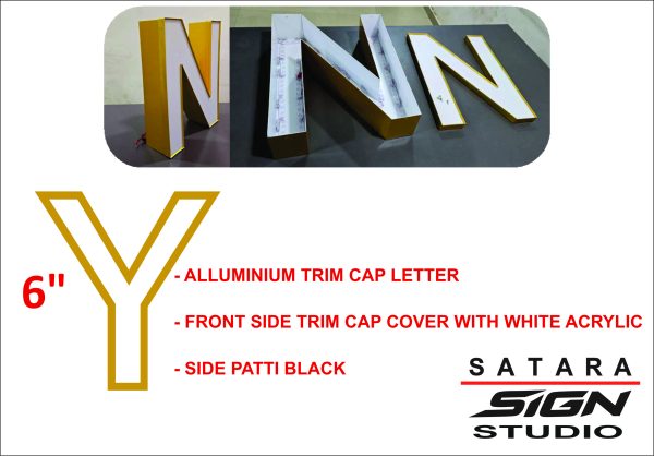 - ALLUMINIUM TRIM CAP LETTER