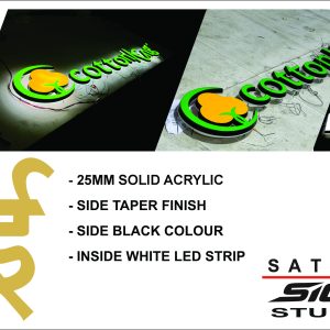 -25MM SOLID ACRYIC