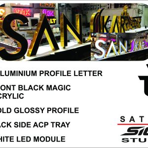 ALLUMINIUM PROFILE LETTER